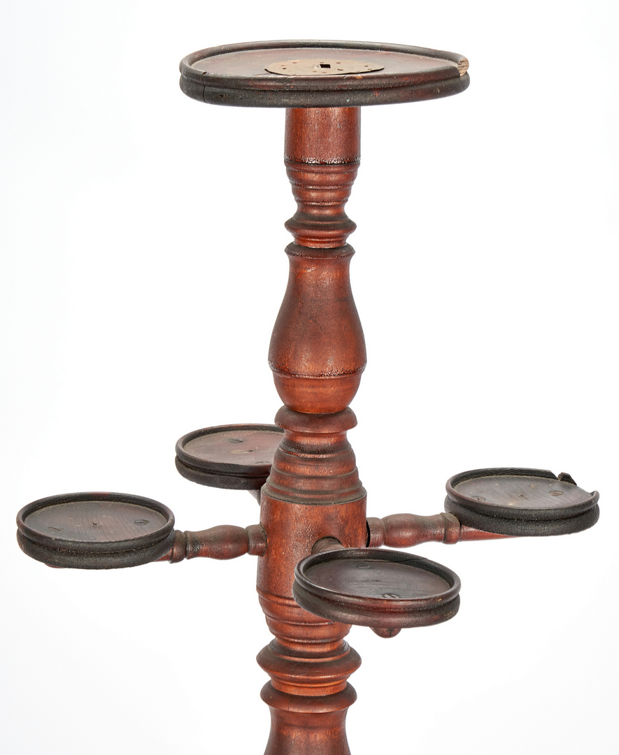 Lot 891: Revolving Country Store Wood Display Stand