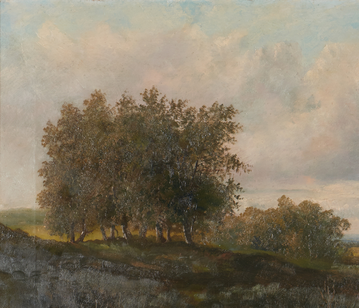 Lot 917: Late 19th century landscape, signed Albert Clark 1882
