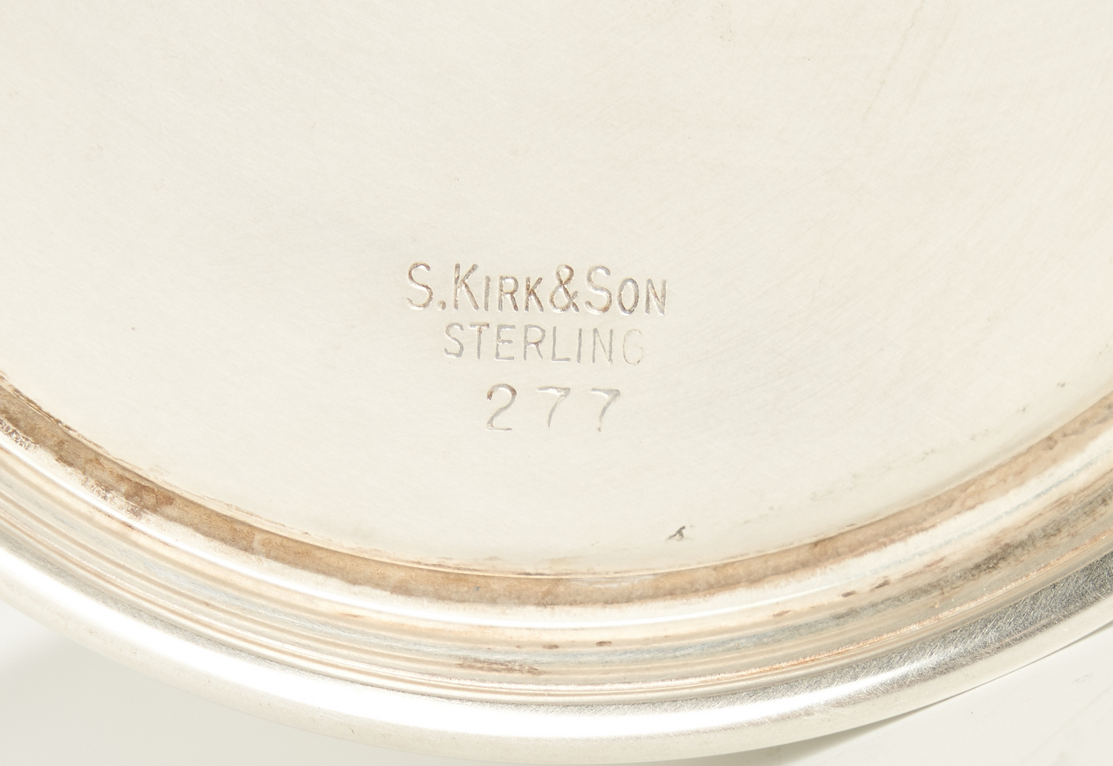 Lot 946: 7 Kirk & Son Sterling Julep Cups & 2 Match Boxes