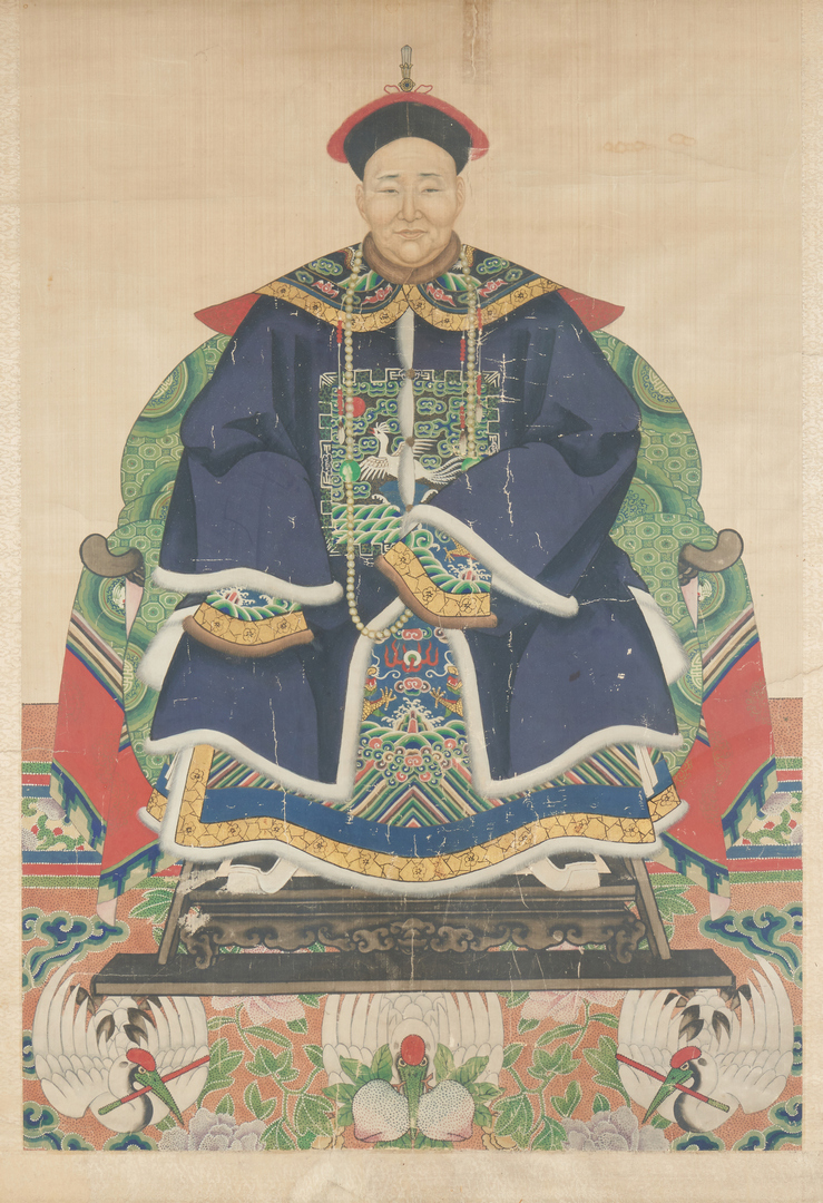 Lot 1005: Chinese Ancestral Portrait of a Nobleman