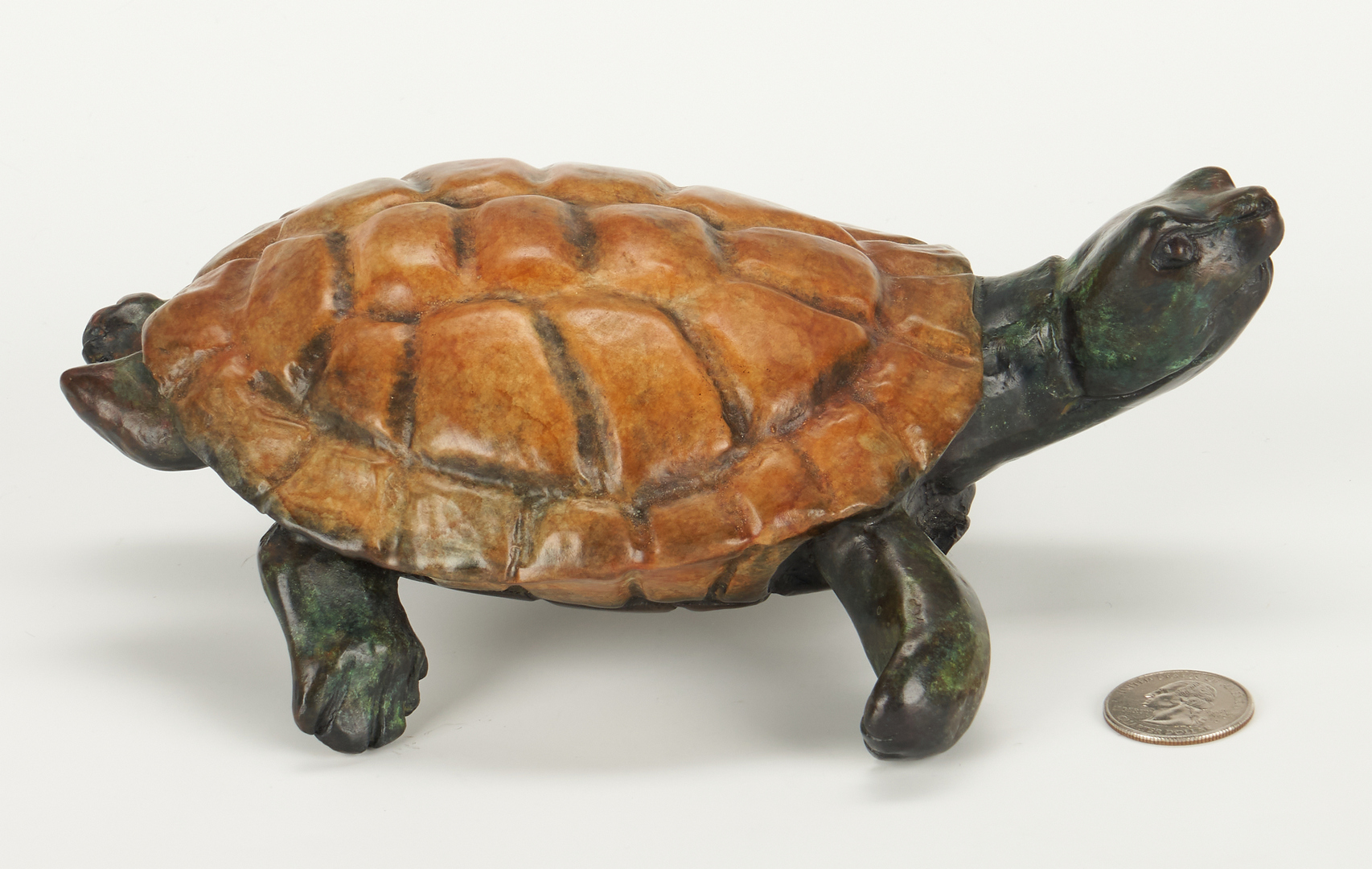 Lot 1019: Robert Ball Bronze Sculpture of a Turtle