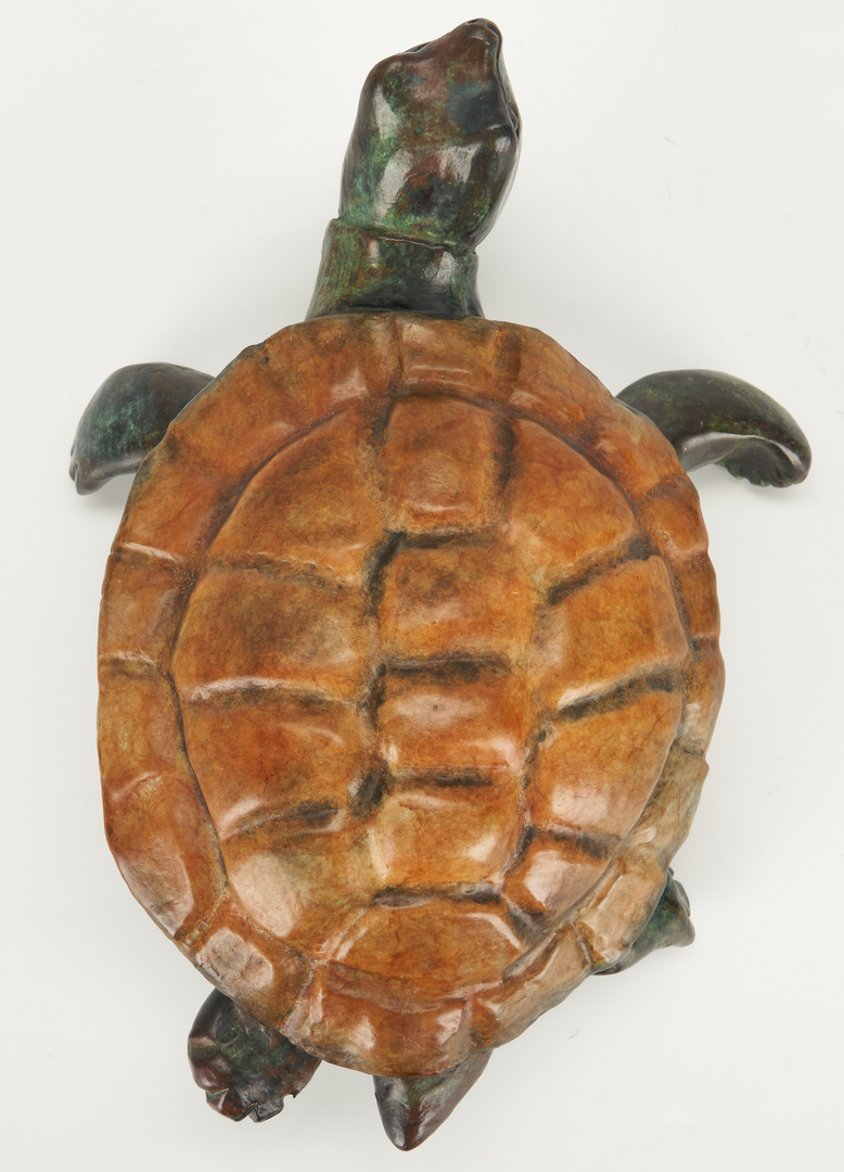 Lot 1019: Robert Ball Bronze Sculpture of a Turtle