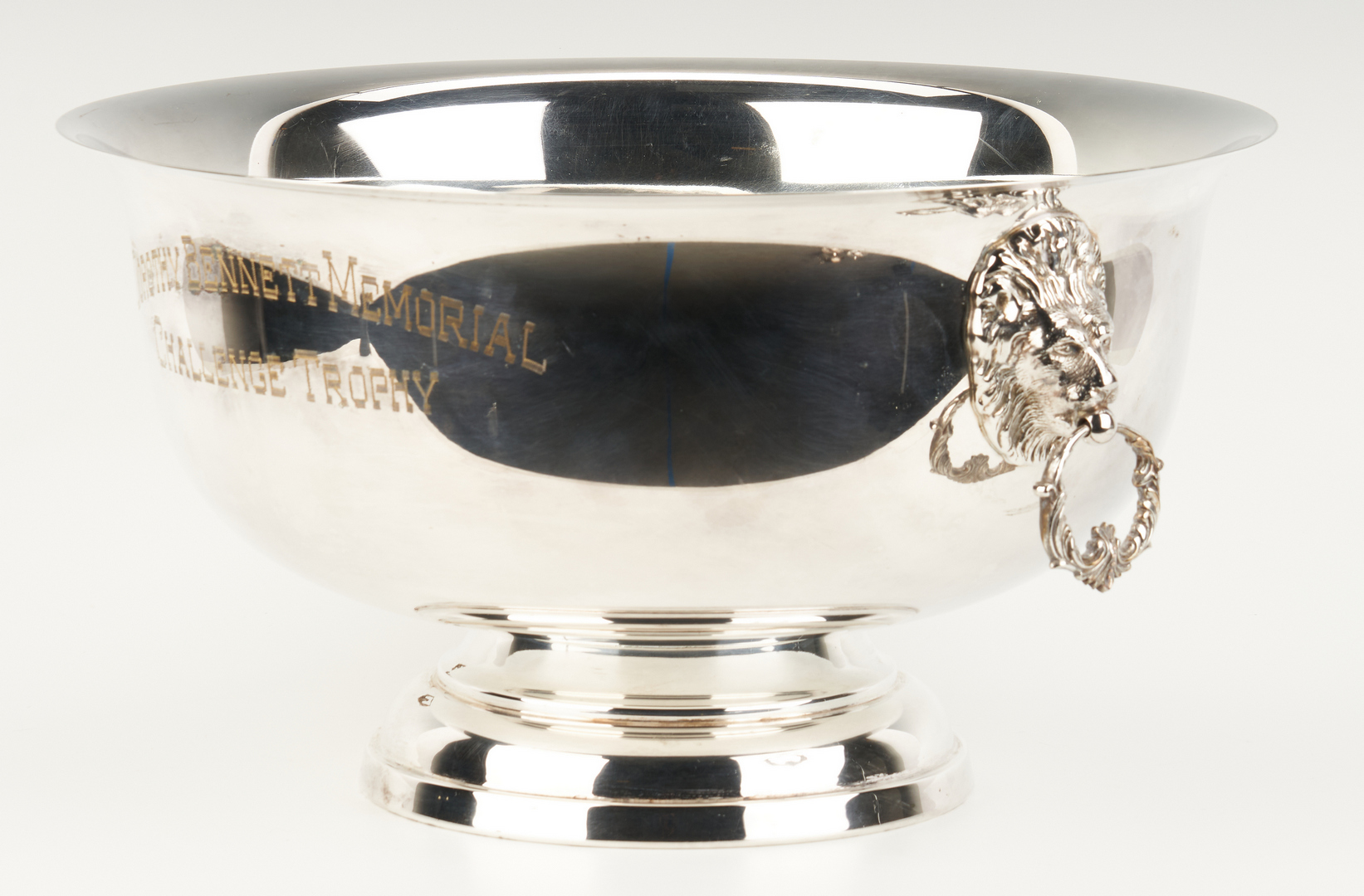 Lot 1058: Horse Trophy Punch Bowl, Cups and Ladle