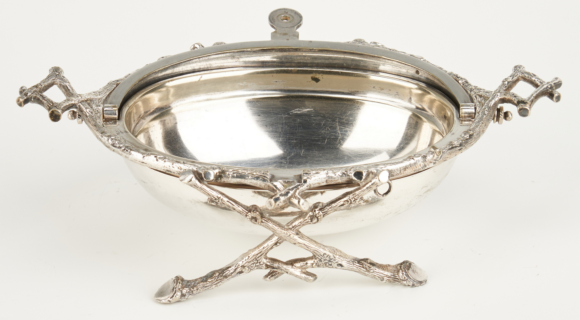 Lot 1059: 5 Silverplated Items incl. Horse Trophy Tray