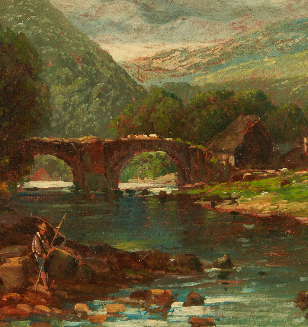 Lot 112: 2 Scottish Landcapes by Andrew Melrose incl. Bothwell Castle