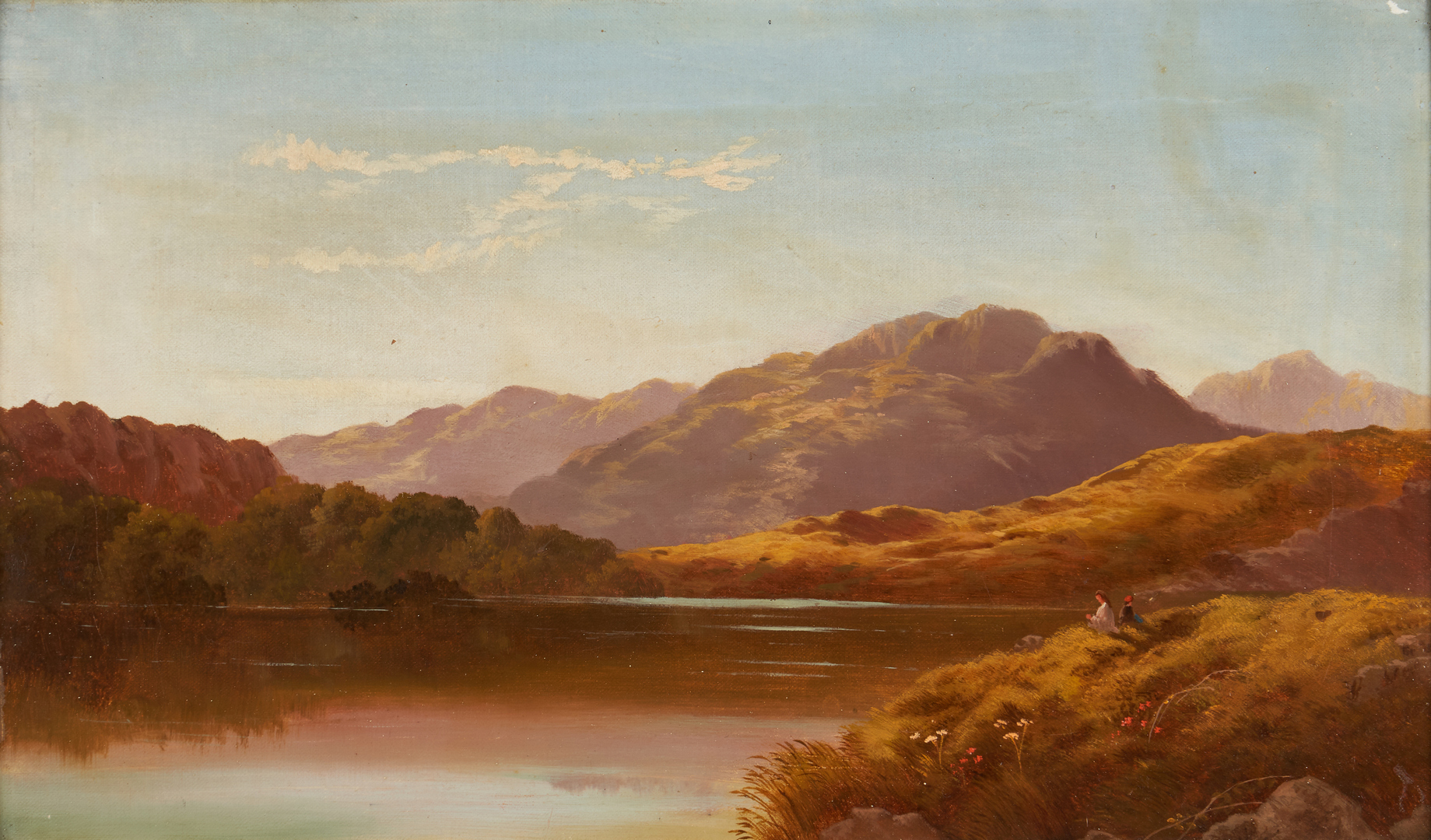 Lot 113: 2 Charles Leslie O/C English Landscape Paintings