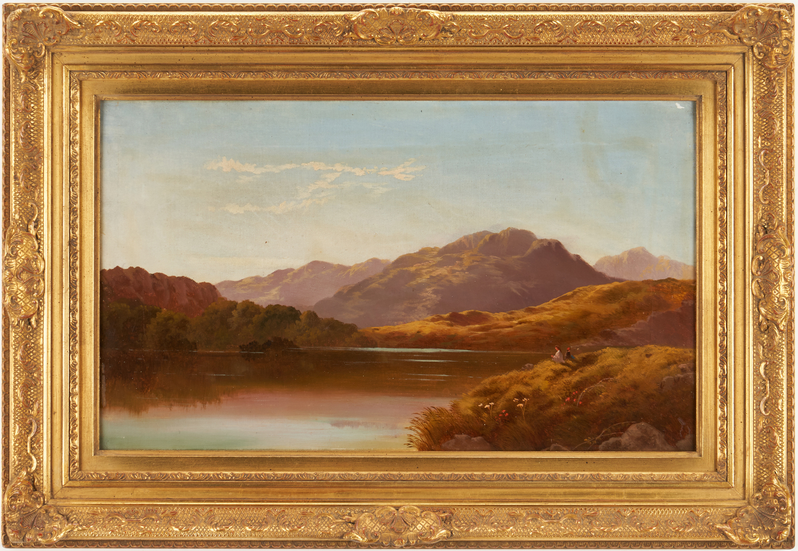 Lot 113: 2 Charles Leslie O/C English Landscape Paintings