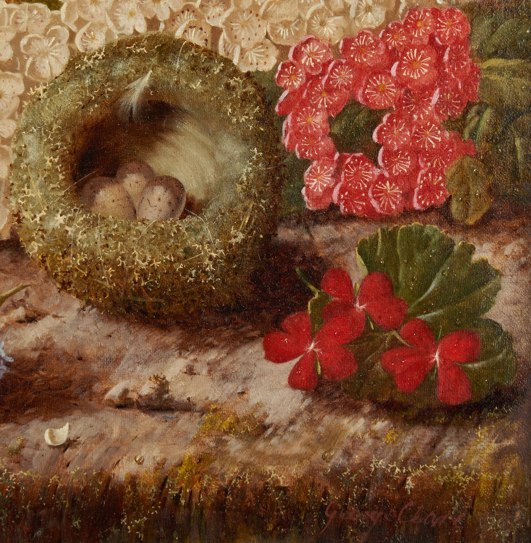 Lot 119: George Clare O/C Floral Still Life