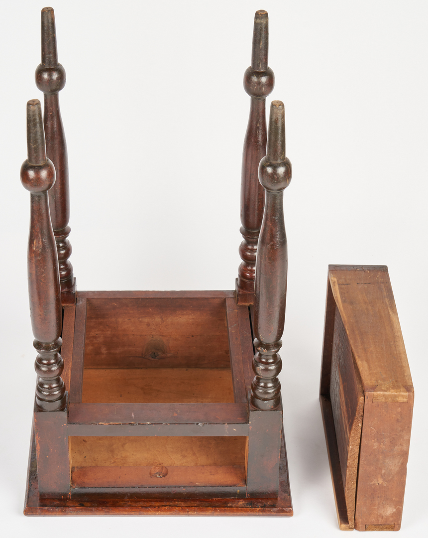Lot 168: Middle TN Diminutive 1-Drawer Stand, Original Surface