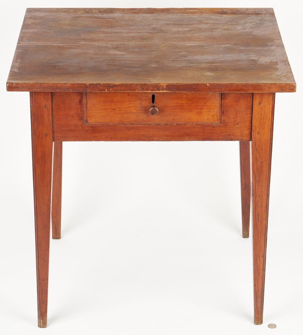 Lot 172: 2 Middle TN Hepplewhite Work Tables