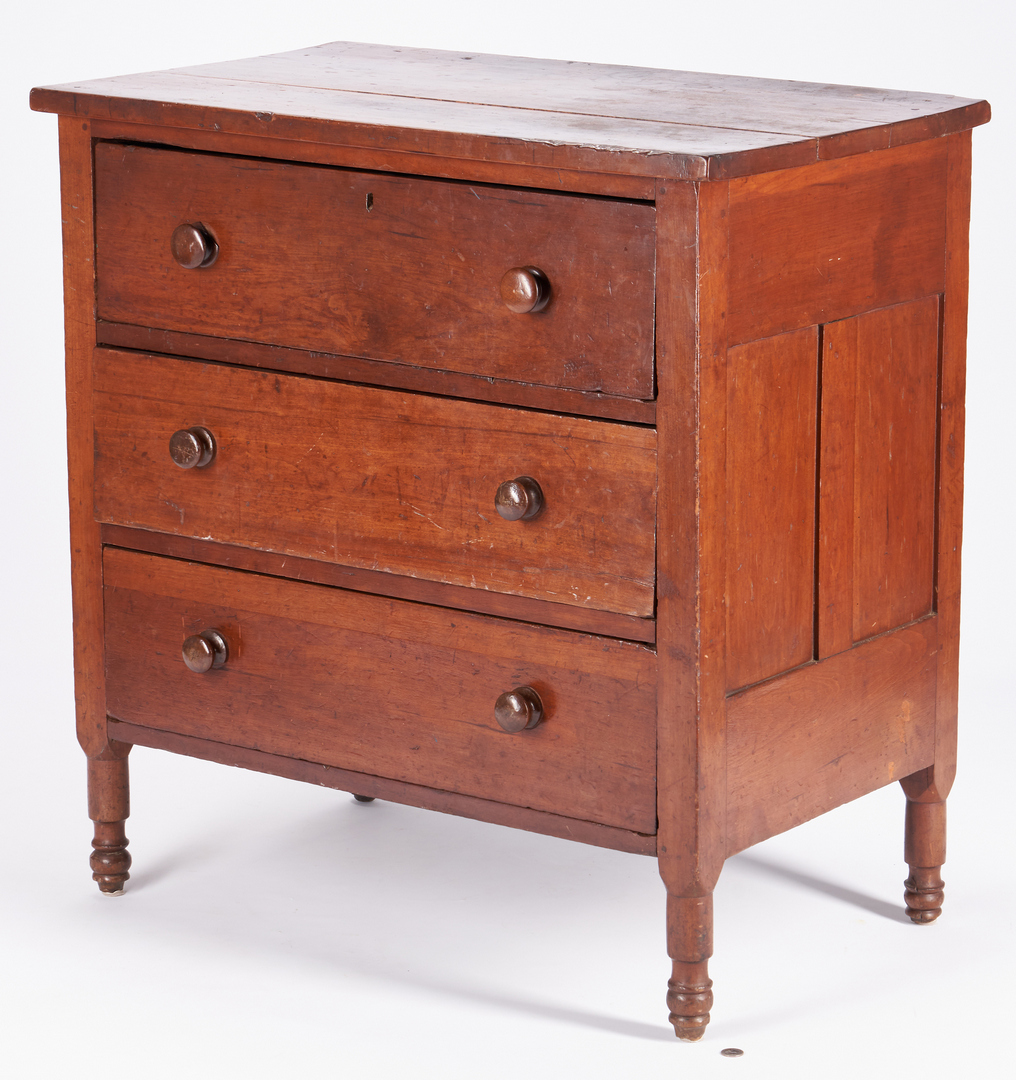 Lot 175: Diminutive Middle TN Cherry Chest of Drawers
