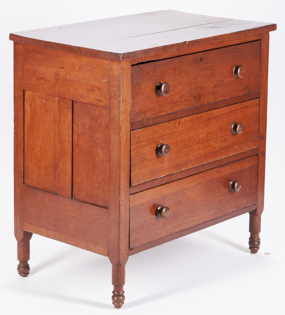 Lot 175: Diminutive Middle TN Cherry Chest of Drawers