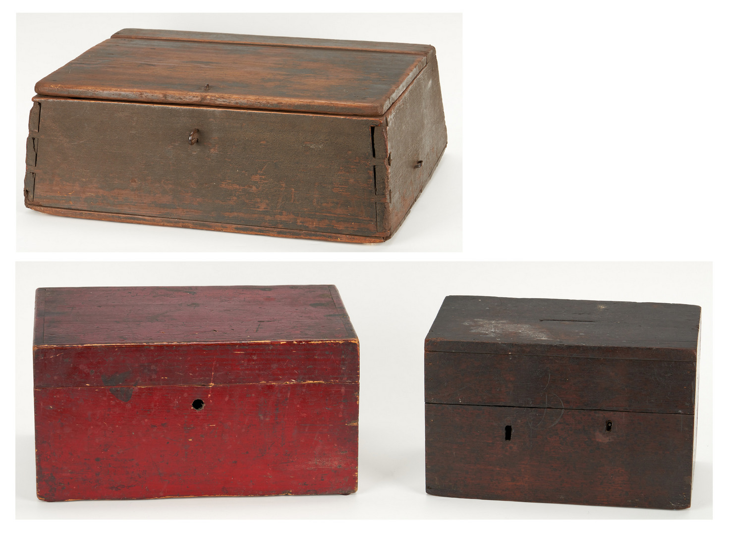 Lot 177: Tennessee Carriage Box and Ballot Boxes, 3 items
