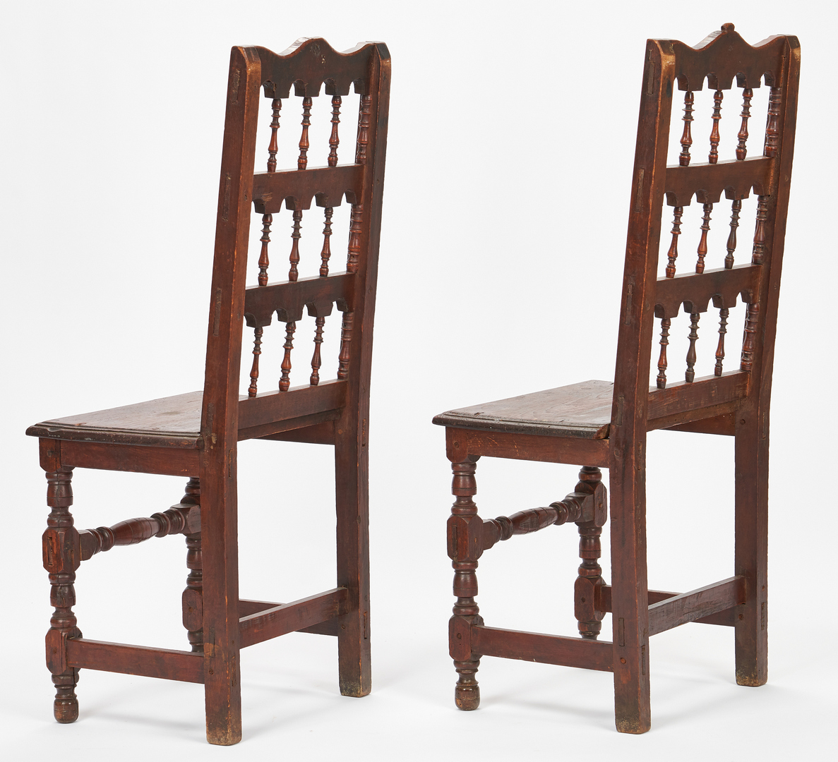 Lot 206: 3 17th Century Chairs, Spanish & English