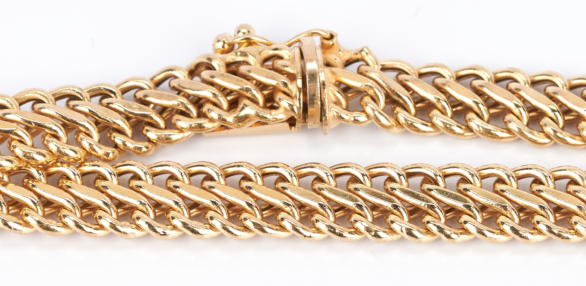 Lot 228: 3 Ladies 14K Gold Bracelets