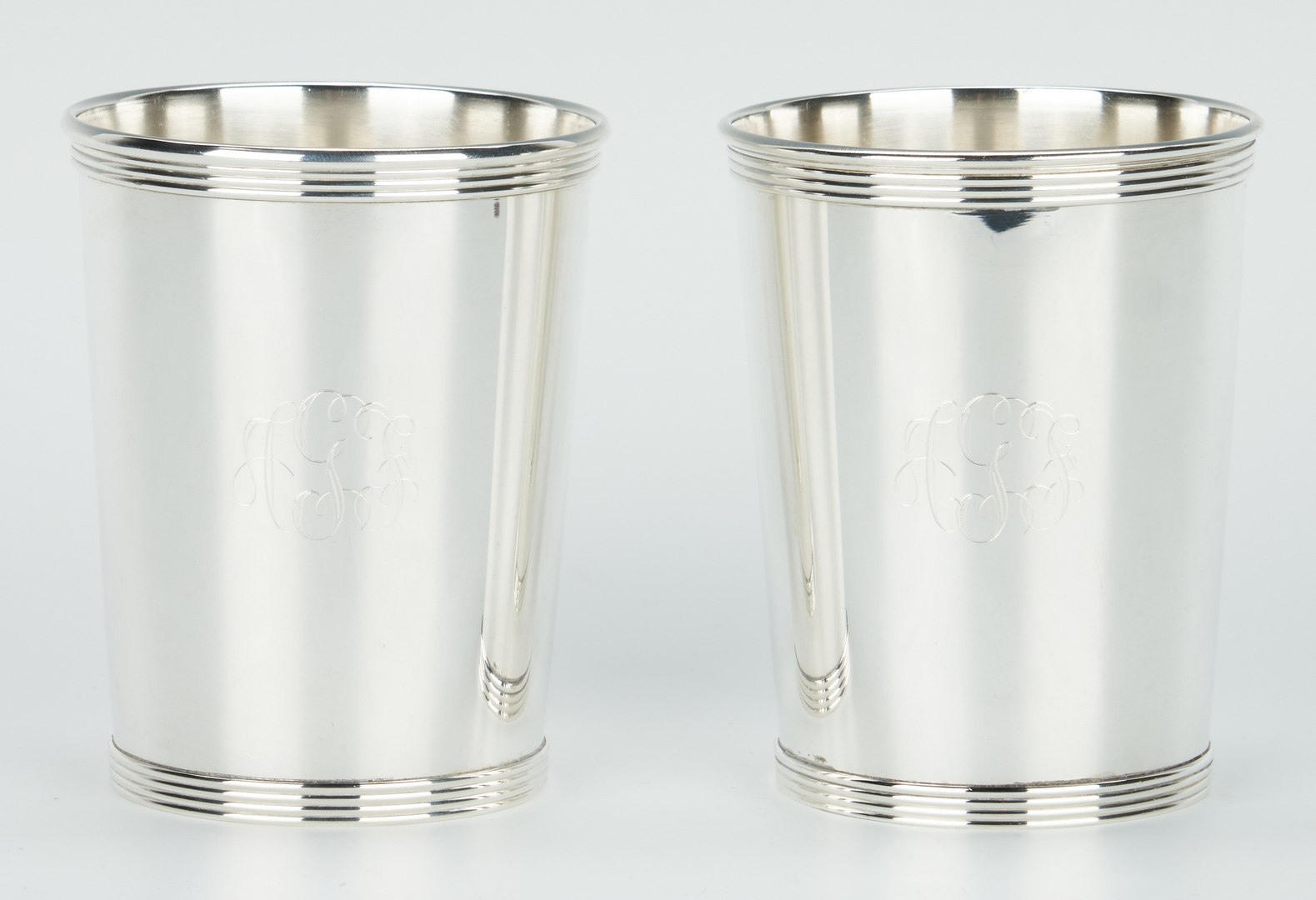 Lot 238: 12 Alvin Sterling Julep Cups