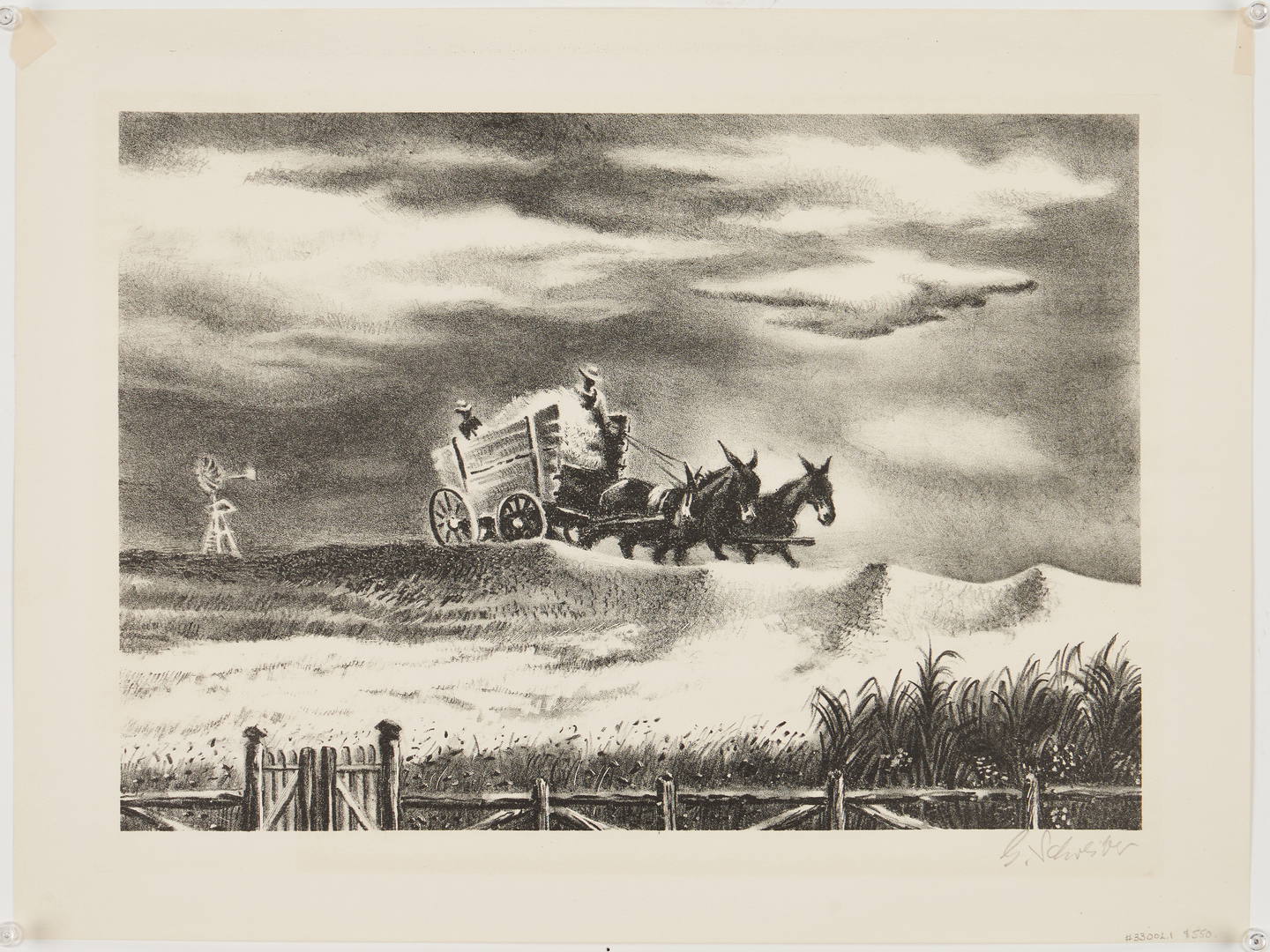 Lot 288: George Schreiber Litho, In Tennessee