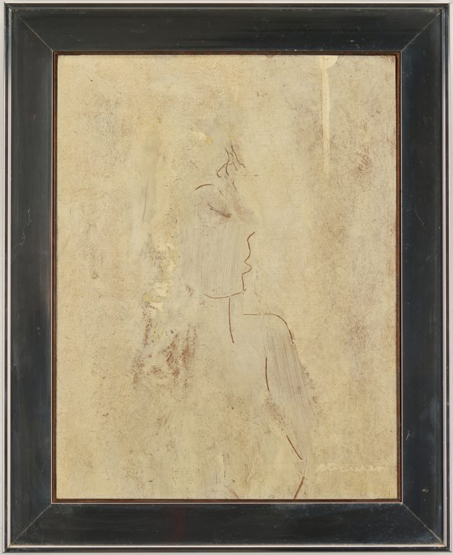 Lot 292: Sterling Strauser O/B, Nude Painting