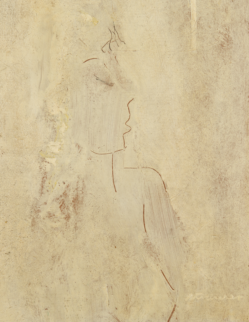 Lot 292: Sterling Strauser O/B, Nude Painting