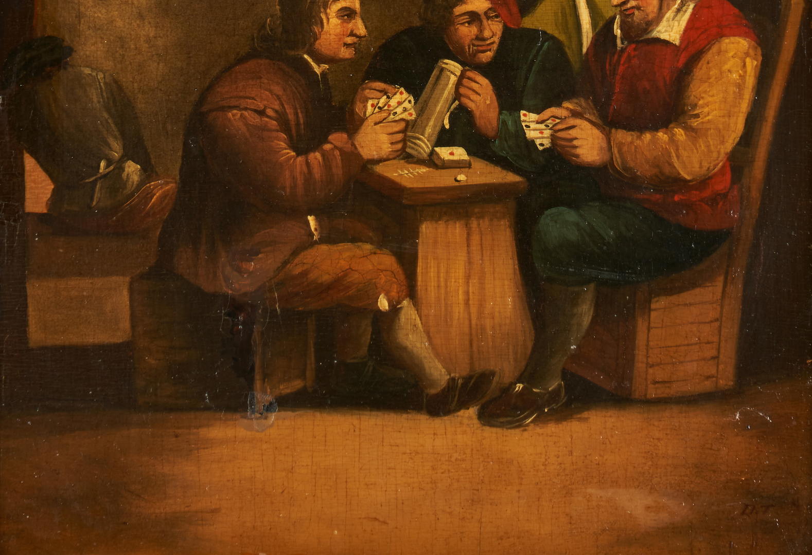 Lot 308: Pr. O/B Tavern Scenes, Manner of David Teniers II