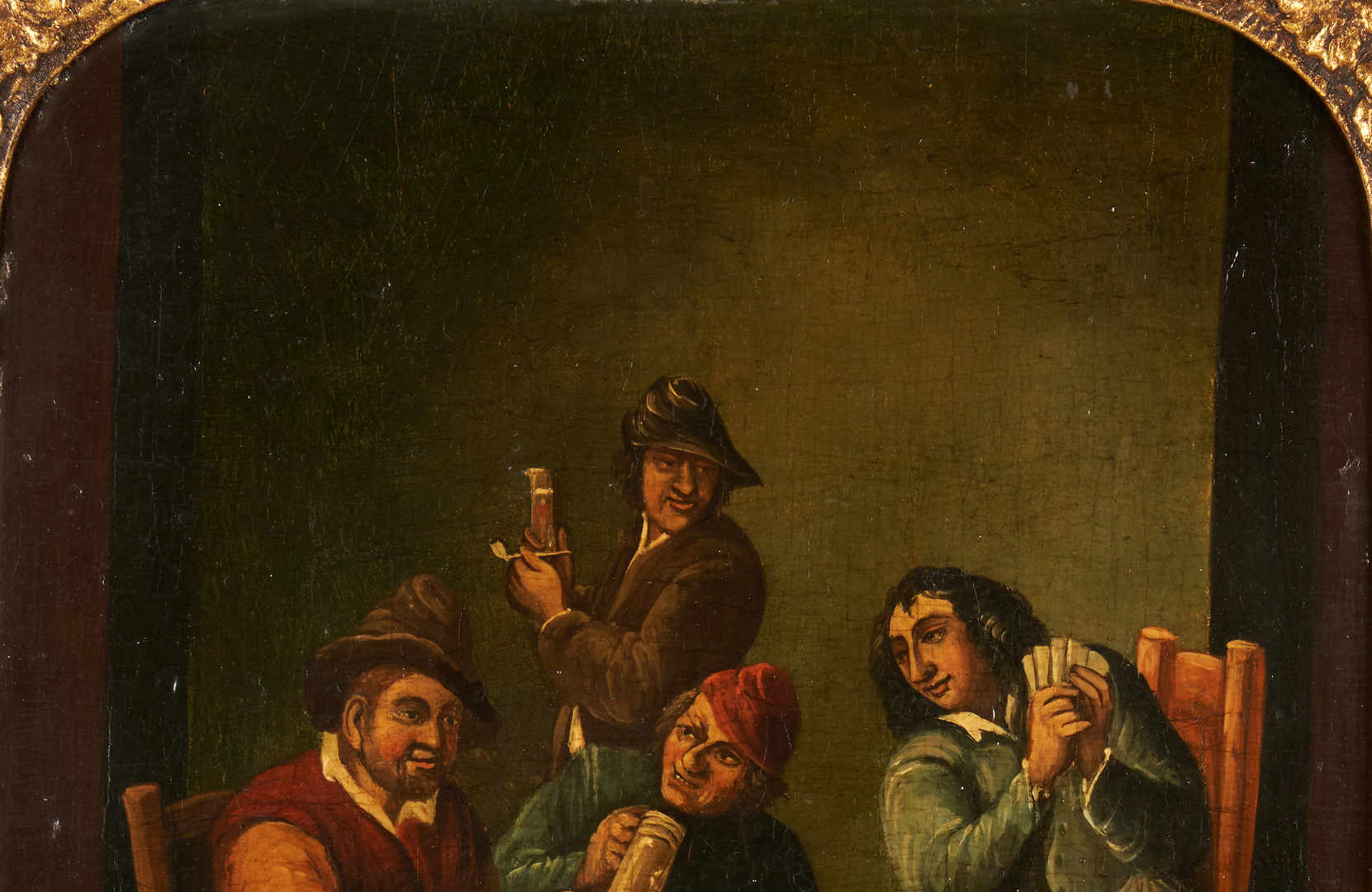 Lot 308: Pr. O/B Tavern Scenes, Manner of David Teniers II