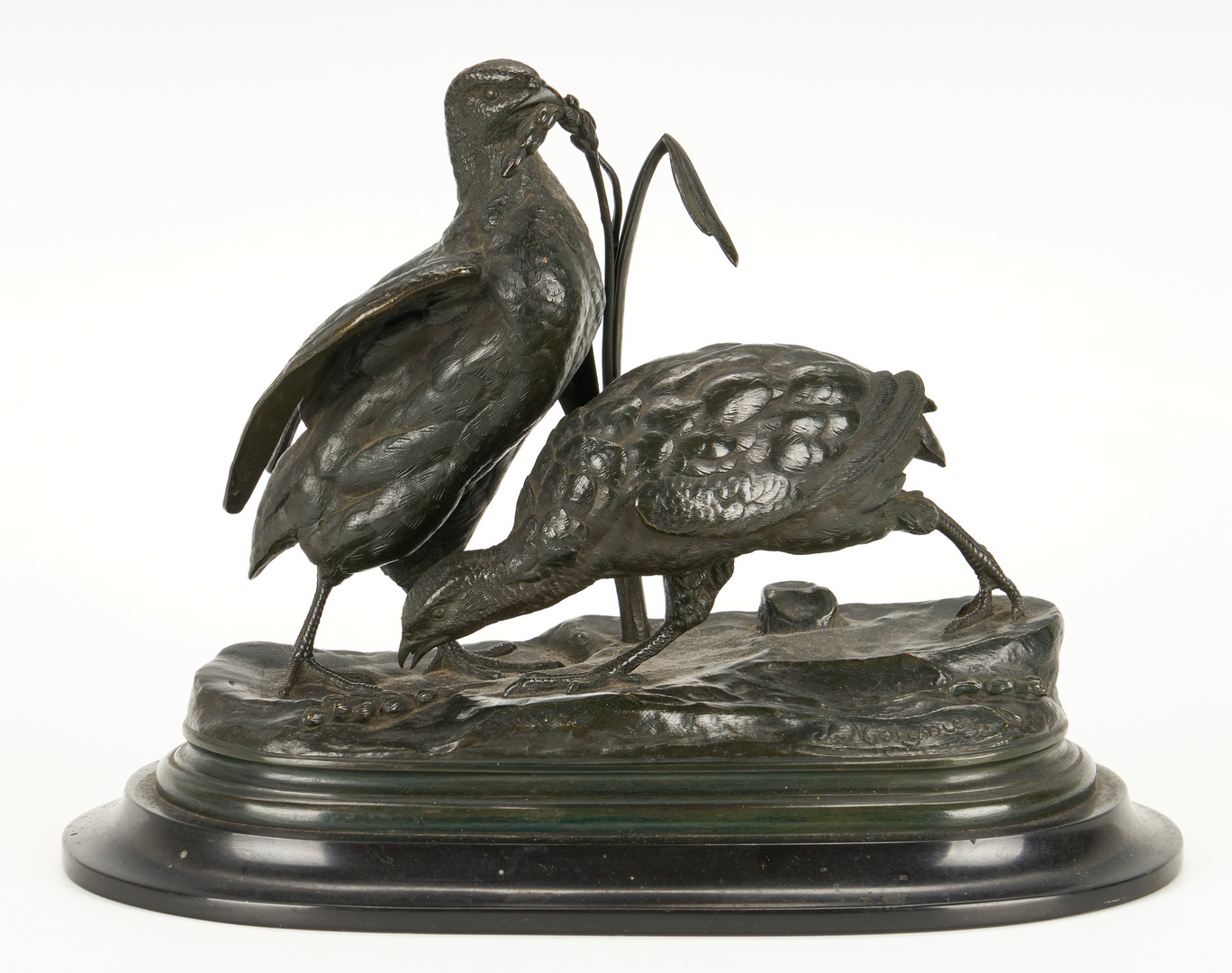 Lot 334: 4 French Bronze Animal Sculptures