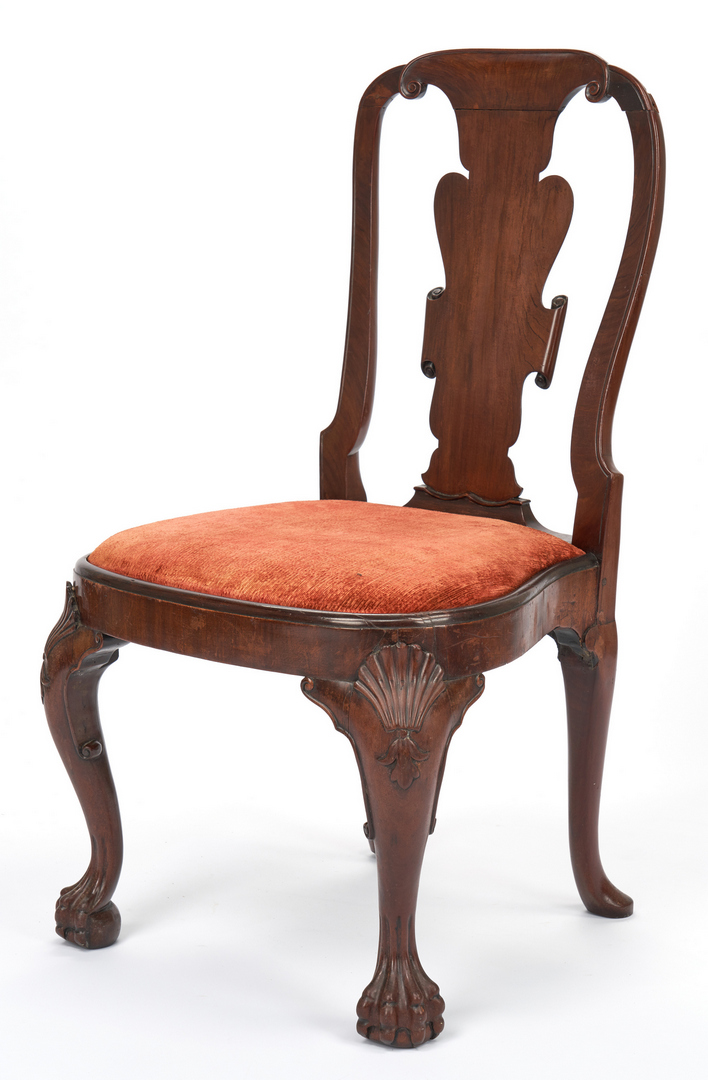 Lot 341: Queen Anne Side Chair & 2 Sheraton Chairs, 3 total