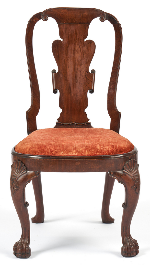 Lot 341: Queen Anne Side Chair & 2 Sheraton Chairs, 3 total