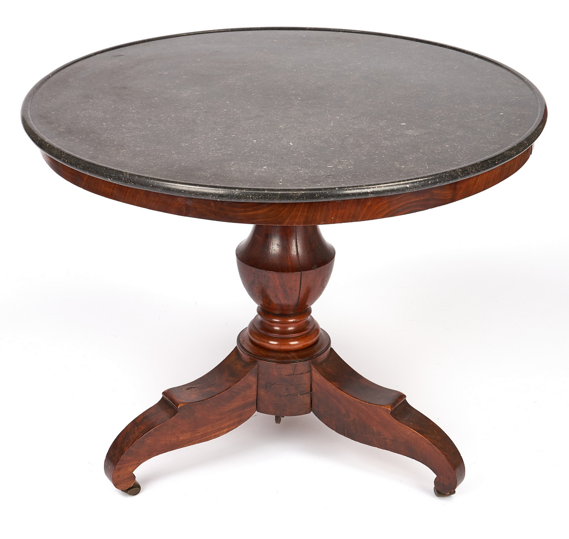 Lot 345: American Classical Center Table