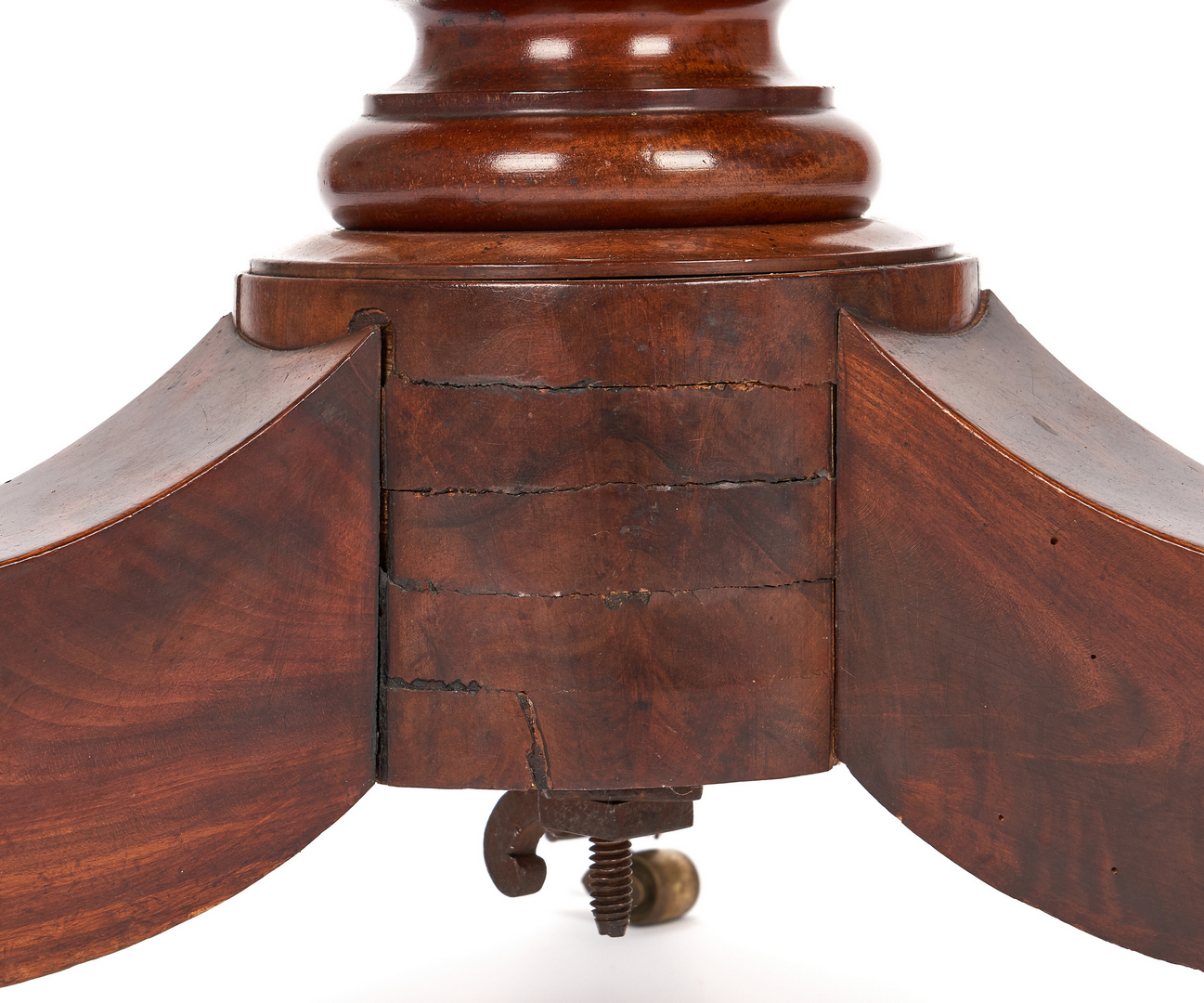 Lot 345: American Classical Center Table