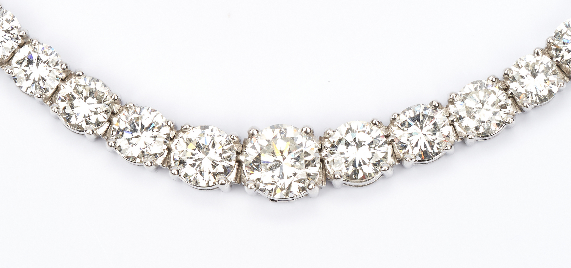 Lot 34: Diamond Eternity Necklace, approx. 22 Carats