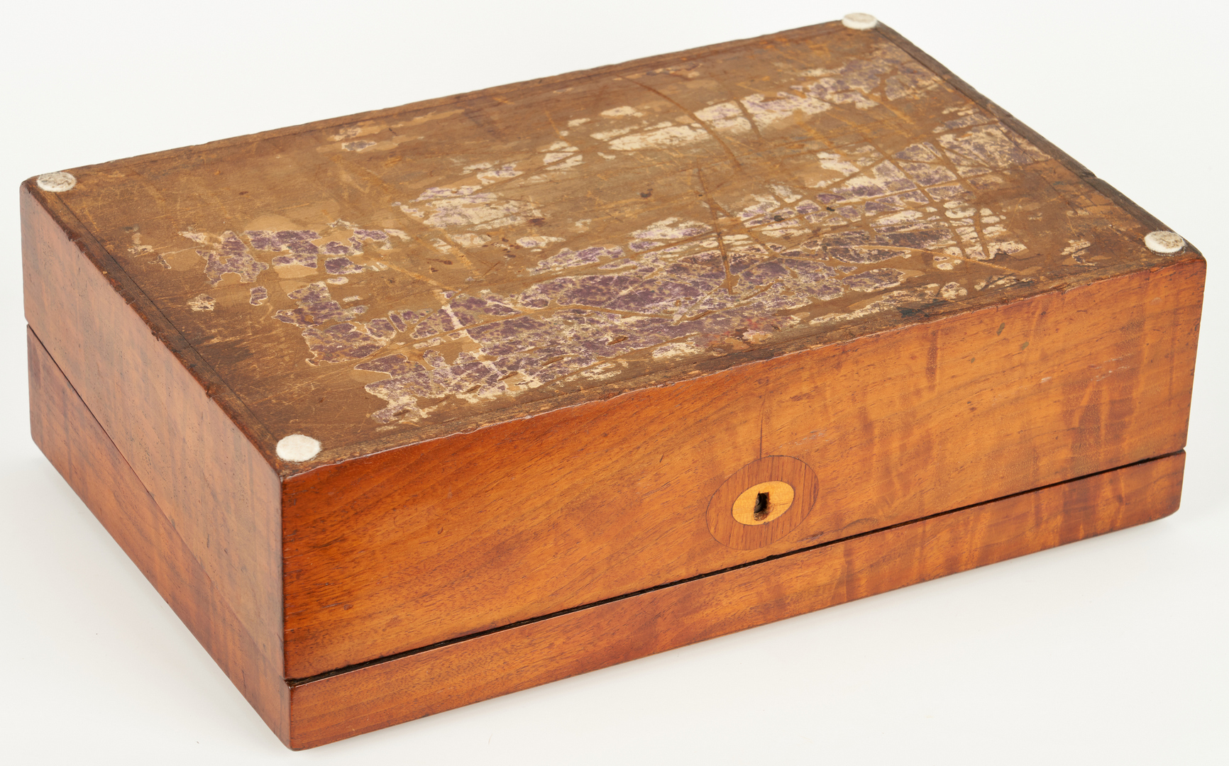 Lot 352: 3 Boxes with Inlaid Tops, incl. Lap Desk