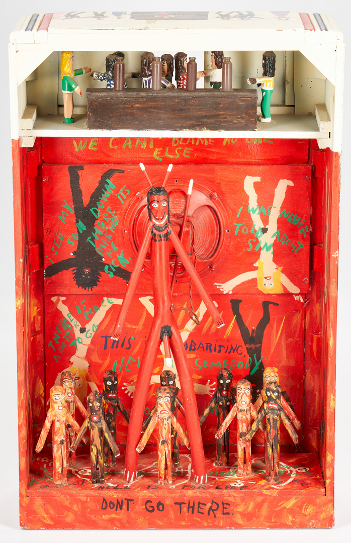 Lot 372: Jessie and Ronald Cooper, Heaven and Hell Radio Cabinet