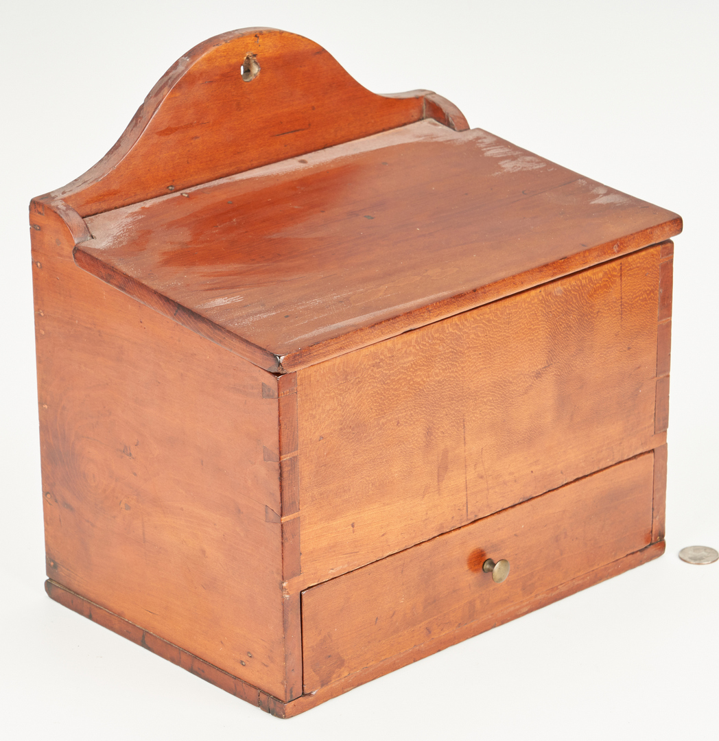 Lot 416: 3 American Storage Boxes, incl. Wall Boxes