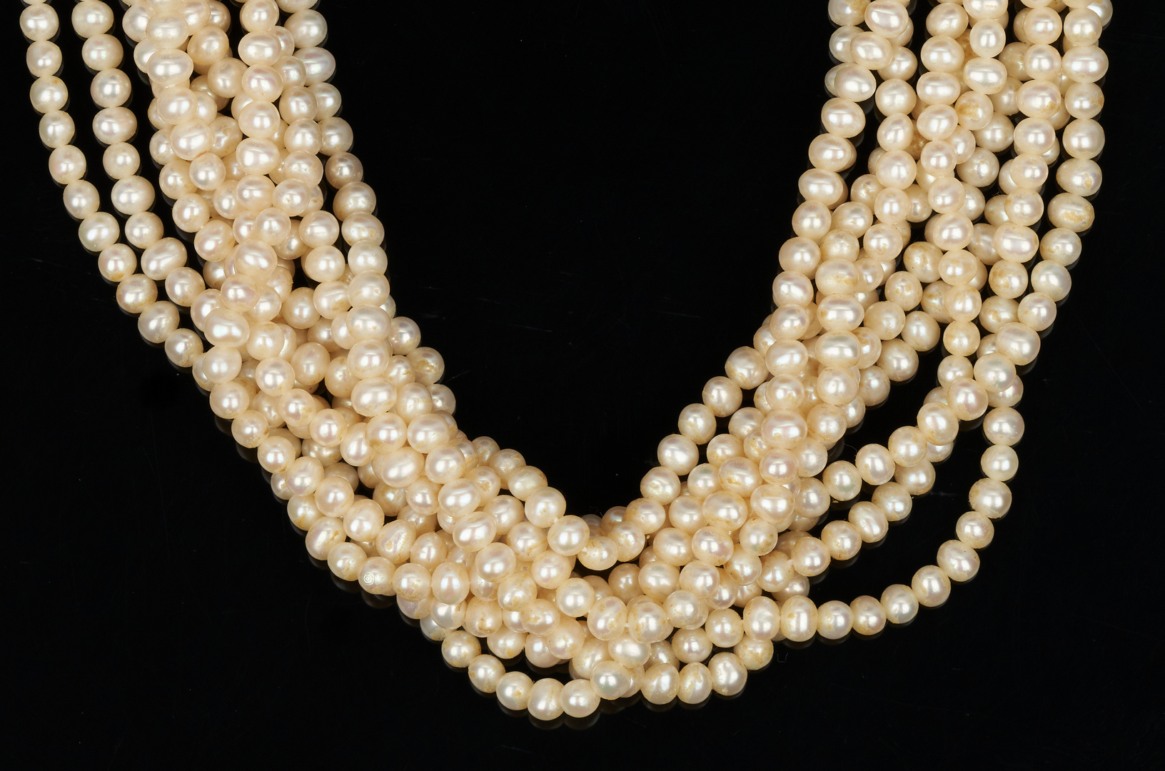 Lot 433: Mikimoto 10 Strand Pearl Necklace