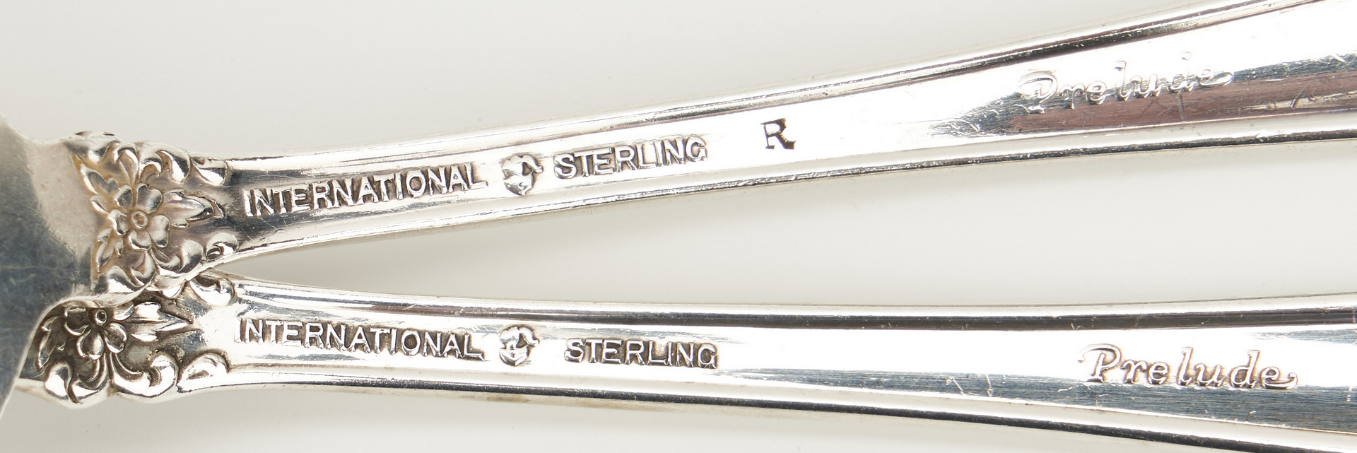 Lot 456: 69 pcs. International Prelude Sterling Silver
