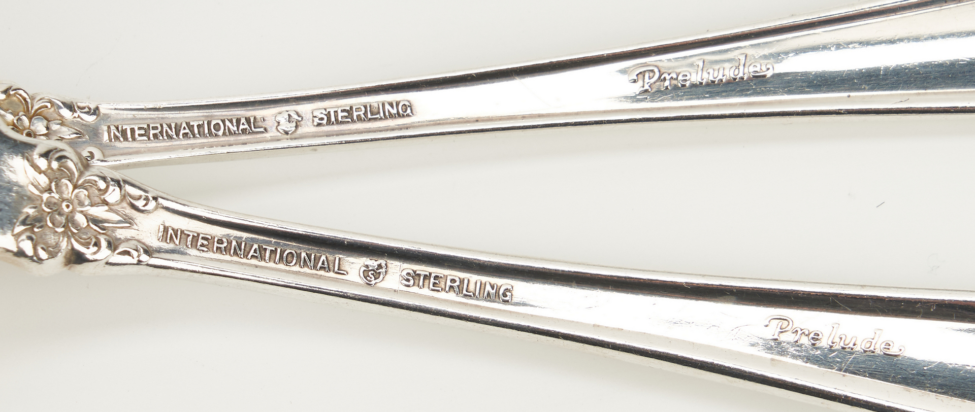 Lot 456: 69 pcs. International Prelude Sterling Silver