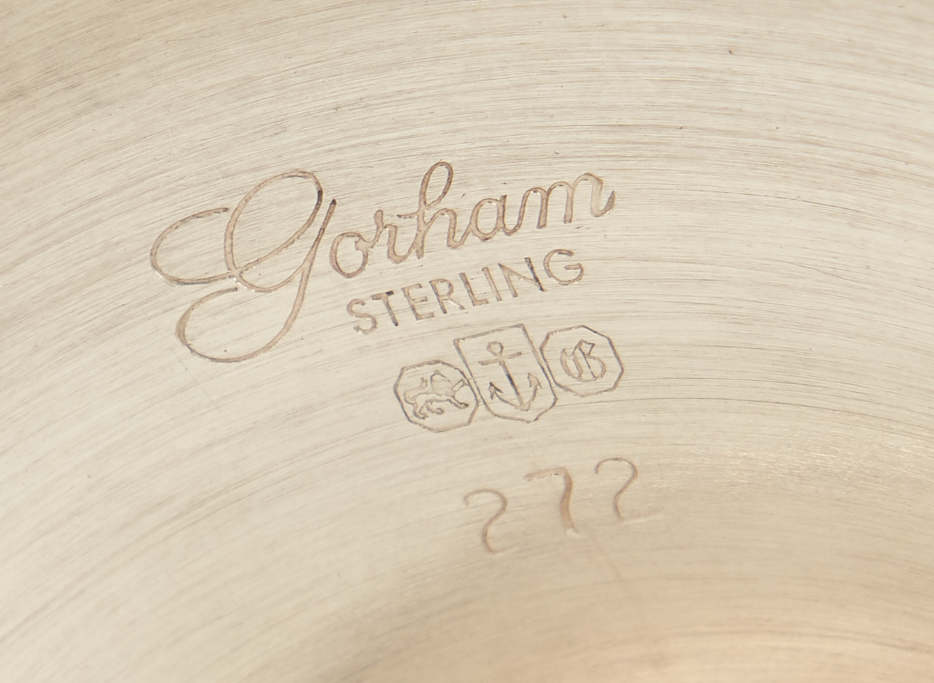 Lot 458: Set of 8  Gorham Sterling Goblets