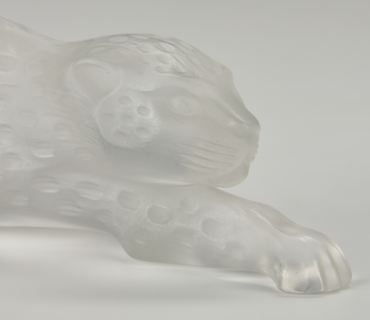 Lot 476: Lalique Crystal Prowling Cheetah