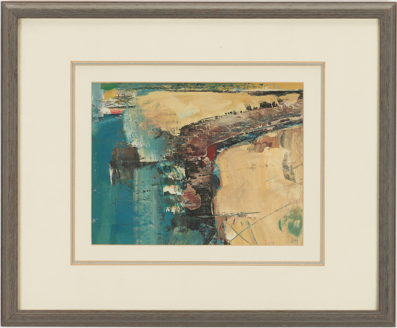 Lot 505: 2 Abstract Paintings incl. Phillip Jones