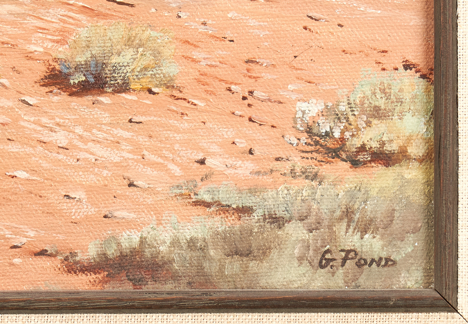 Lot 549: Gordon Pond O/C, Red Rock and Shed, Winslow, AZ