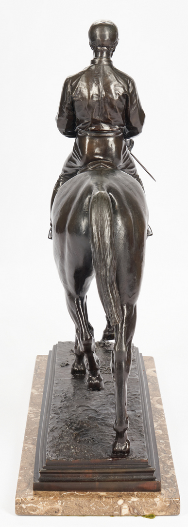 Lot 559: Isidore Bonheur Bronze, Kincsem with Madden Up