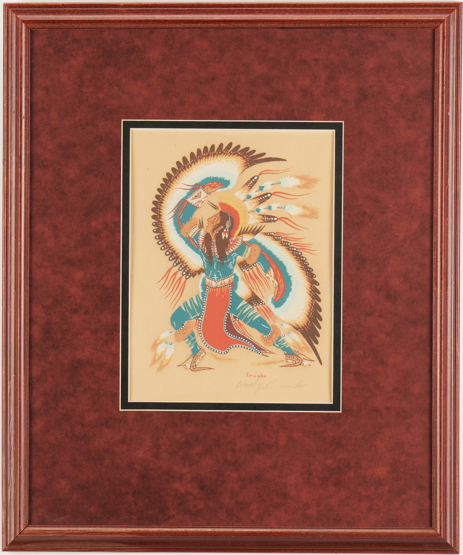 Lot 569: 5 Woody Crumbo Native American Silkscreen Prints
