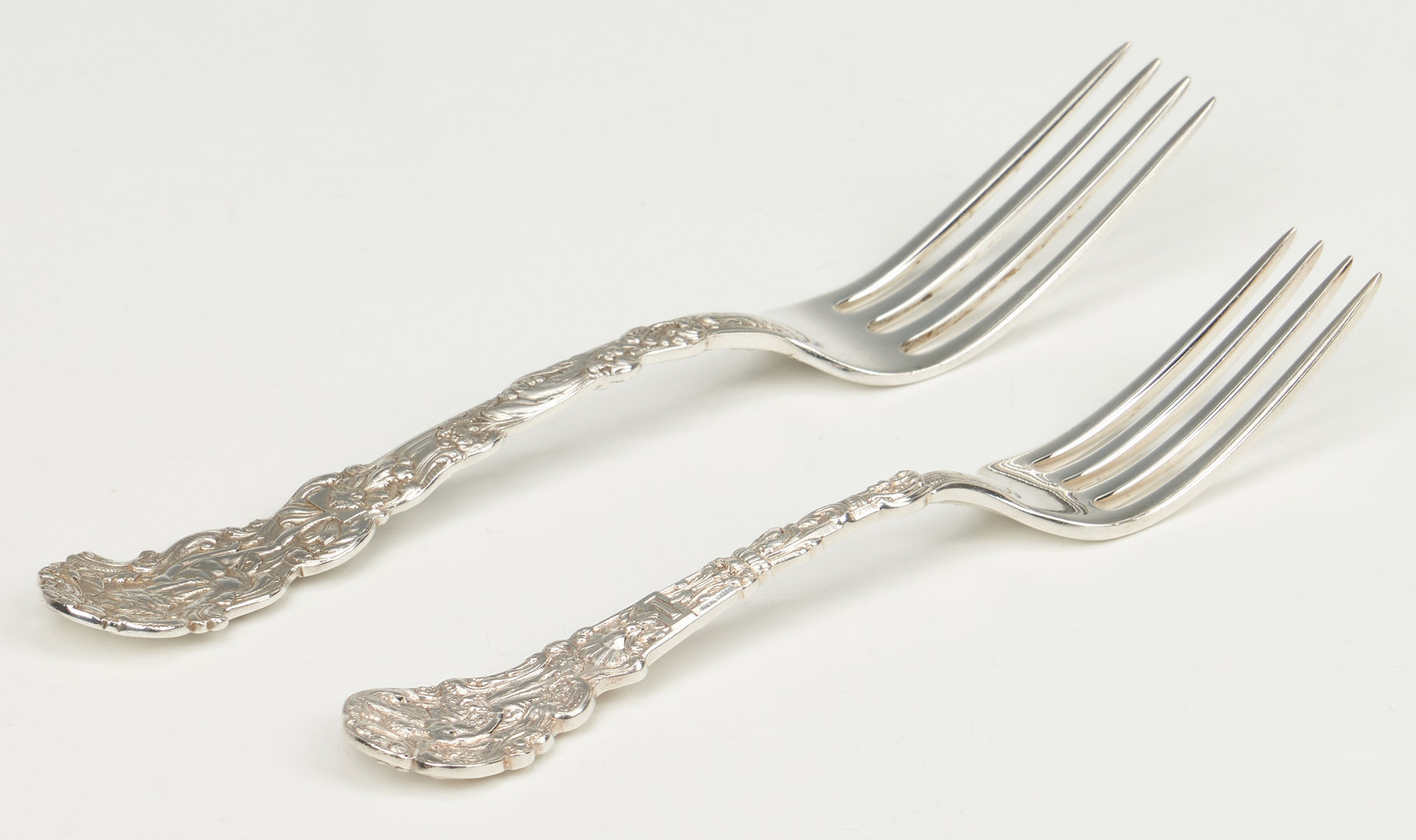 Details about   Gorham Versailles 1888 sterling silver lunch fork 7" long 1.68 ozt ornate 925