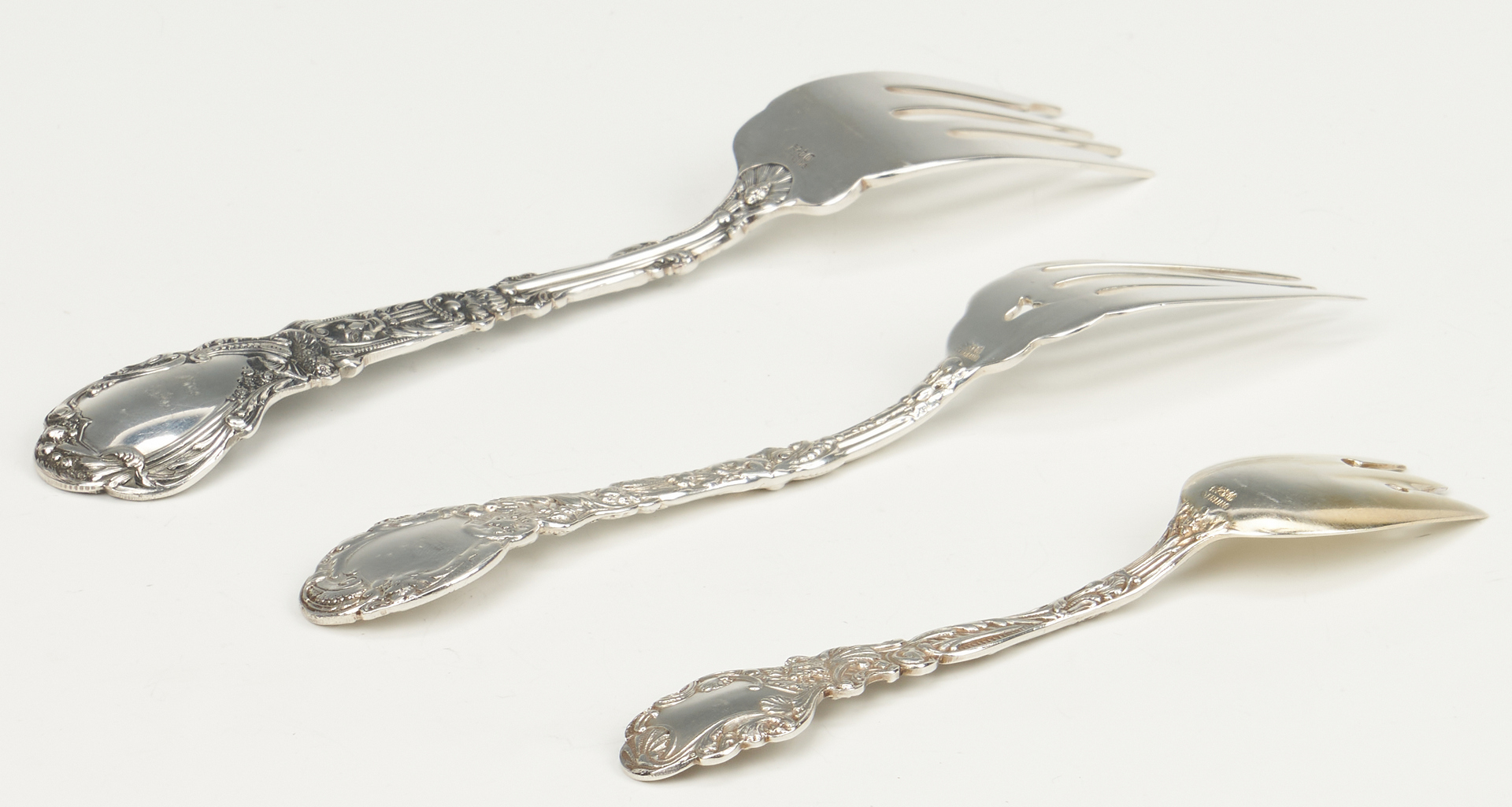 Versailles by Gorham Stering Silver Fish Forks 6.75" Old, 