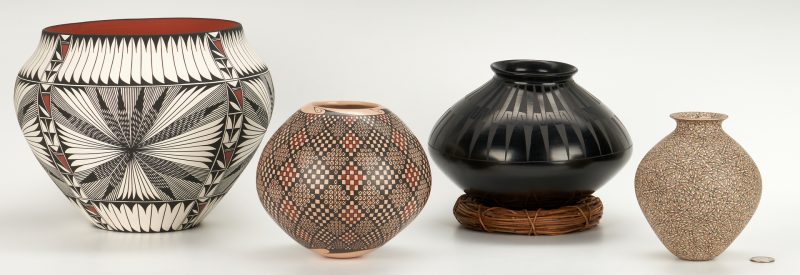 Lot 575: 4 Mexican/Southwest Pottery Items