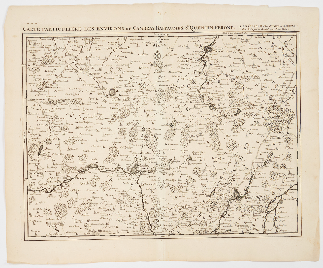 Lot 580: 9 European Maps, Fricx, 18th Century