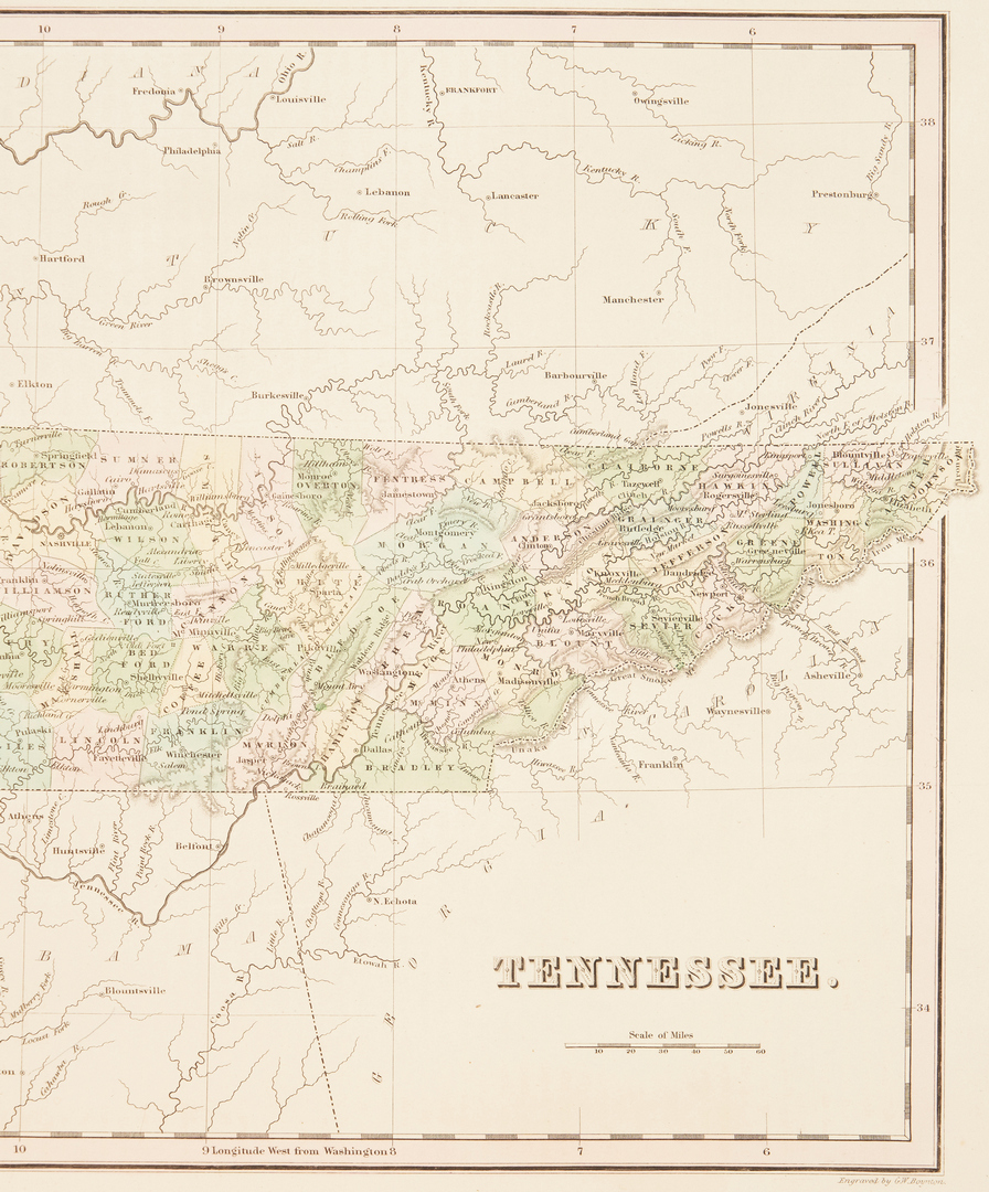 Lot 590: Four 19th Century TN Maps