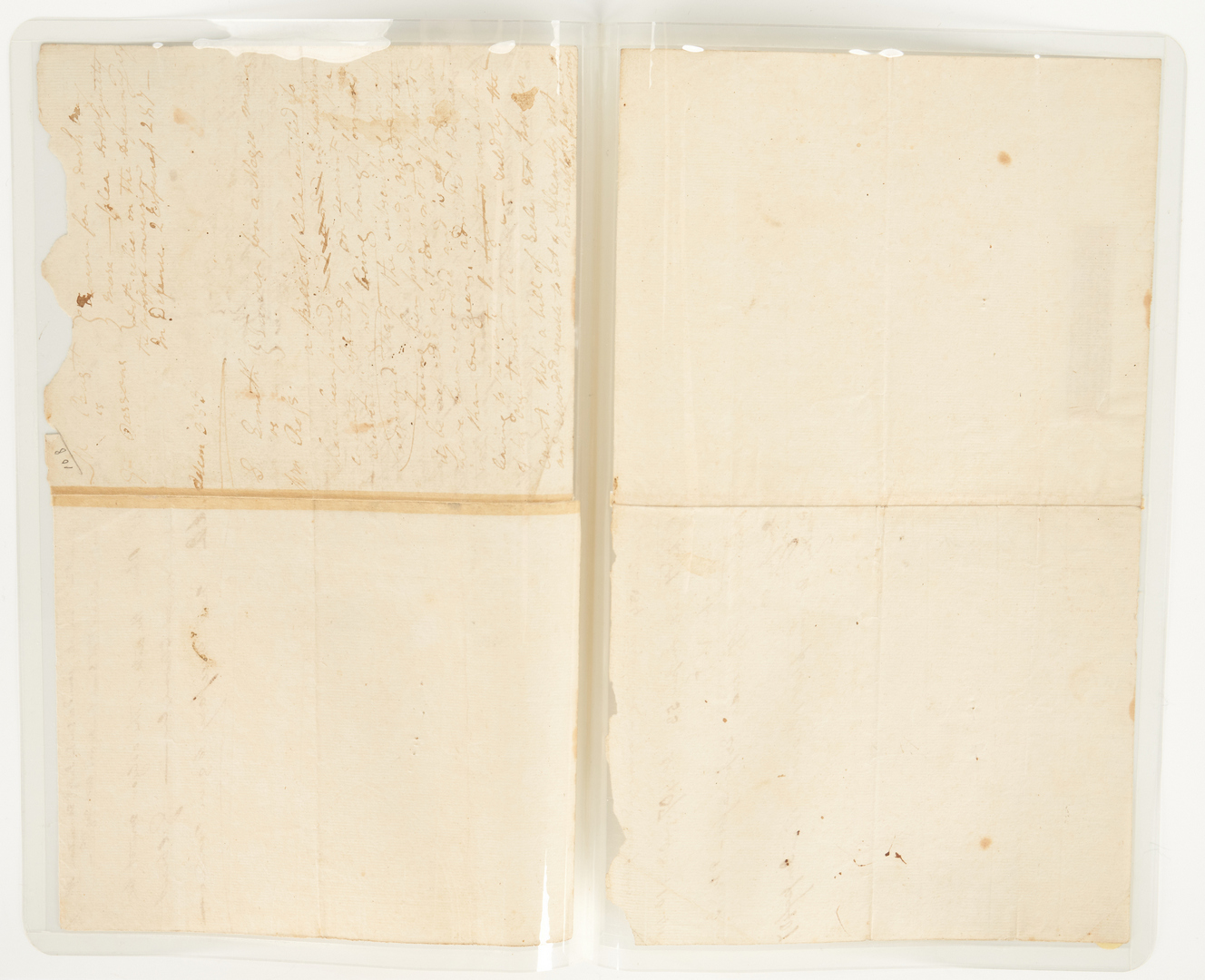 Lot 602: Andrew Jackson 1790s Legal Notes, Slave related
