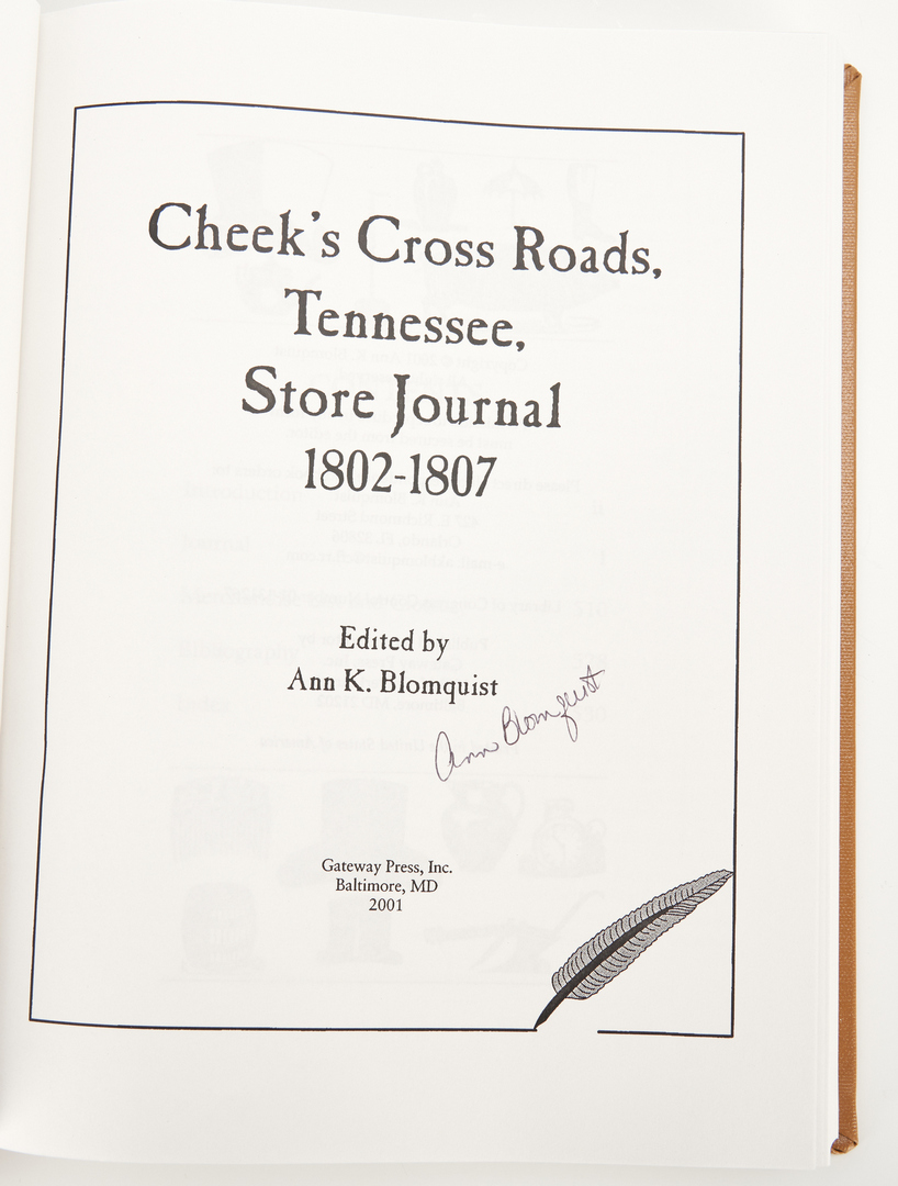 Lot 606: Cheek's Cross Roads Archive, 1802-1807, Davy Crockett interest